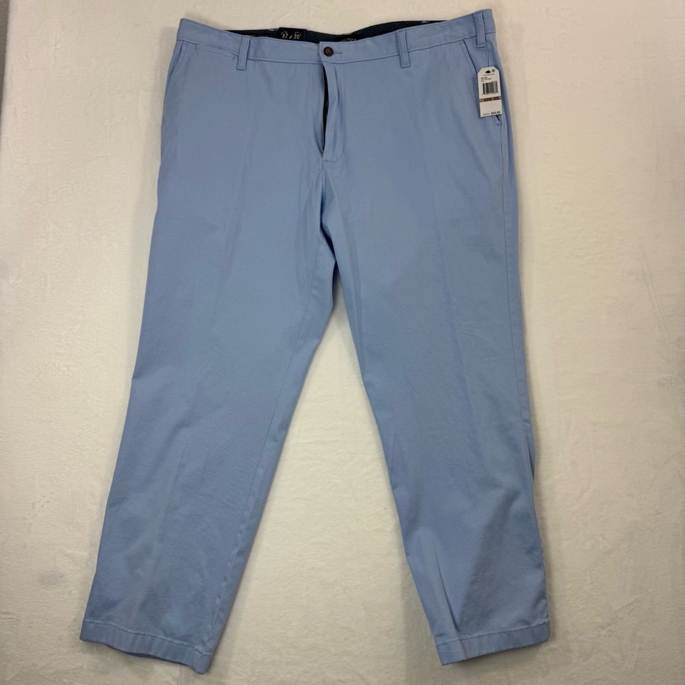 Nautica Men's Deck Pants Light Blue Chinos Classic Fit Size 42/30